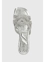 Aldo ciabatte slide Corally donna colore argento 13738061.Corally