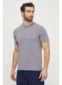 Napapijri t-shirt in cotone uomo colore grigio