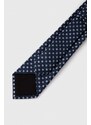 BOSS cravatta in seta colore blu navy