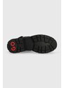 HUGO sandali in pelle Kris donna colore nero 50517374