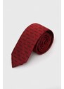 HUGO cravatta in seta colore rosso