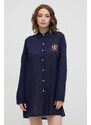 Lauren Ralph Lauren maglietta pigama colore blu navy