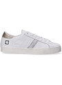 D.A.T.E. sneaker Hill Low calf white platinum
