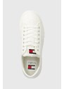 Tommy Jeans scarpe da ginnastica TJW FOXING FLATFORM SNEAKER donna colore bianco EN0EN02480
