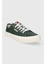 Tommy Jeans scarpe da ginnastica TJM LACE UP CANVAS COLOR uomo colore verde EM0EM01365