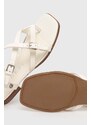 Guess sandali in pelle TAMPER donna colore beige FLJTAM LEA03 FLJSHY LEM03