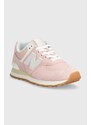 New Balance sneakers 574 colore rosa WL574QE2