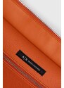 Armani Exchange borsetta colore arancione