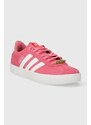 adidas sneakers in camoscio COURT colore rosa ID9075