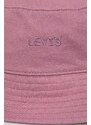 Levi's berretto in cotone colore rosa