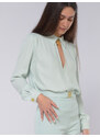 camicia da donna Elisabetta Franchi in georgette con catenella
