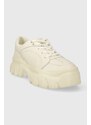 Desigual sneakers in pelle Chunky colore beige 24SSKL01.1011