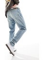 Abercrombie & Fitch - Athletic - Jeans slim anni '90 lavaggio chiaro-Blu