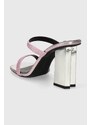 Karl Lagerfeld ciabatte slide KL TOWER donna colore rosa KL33921