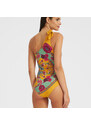 La DoubleJ Swimwear gend - Goddess Suit Zodiac Placée Marigold L 74% Polyamide 26% Elastane