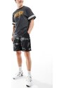 Nike Training - Dri-FIT Form - Pantaloncini da 9“ grigi mimetici-Grigio