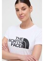 The North Face t-shirt in cotone donna colore bianco