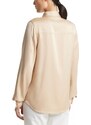 Michael Kors blusa donna in satin pull over beige