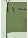 Columbia felpa da sport Hike colore verde 2057431