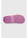 Crocs ciabatte slide Classic Mega Crush Sandal donna colore violetto 207989 207989
