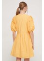 Desigual vestito in cotone colore arancione