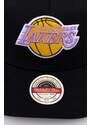Mitchell&Ness cappello con visiera con aggiunta di cotone NBA LOS ANGELES LAKERS colore nero con applicazione