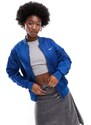 Nike - Giacca bomber double-face stile college colore blu