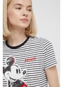 Desigual t-shirt x Disney donna colore bianco