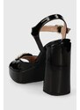 Love Moschino sandali colore nero JA1608CG0IIH0000 JA16181G1IJO0601