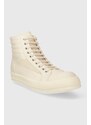 Rick Owens scarpe da ginnastica Woven Shoes Vintage High Sneaks uomo colore beige DU01D1810.NDKLVS.2111
