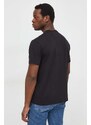 Just Cavalli t-shirt in cotone uomo colore nero