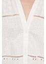 Desigual camicetta in cotone donna colore bianco