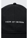 Tiger Of Sweden berretto da baseball in cotone colore nero con applicazione