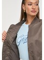 Guess giacca bomber donna colore marrone