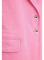 Patrizia Pepe blazer jeans colore rosa