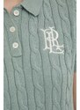 Lauren Ralph Lauren maglione in cotone colore verde