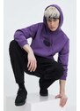 Volcom felpa uomo colore violetto con cappuccio con applicazione
