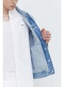 Tommy Jeans giacca di jeans uomo colore blu