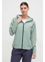 adidas TERREX giacca impermeabile Xperior Light donna colore verde IK7830