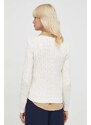Lauren Ralph Lauren maglione in cotone colore beige
