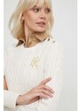 Lauren Ralph Lauren maglione in cotone colore beige