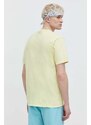 Volcom t-shirt in cotone uomo colore giallo