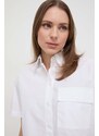 Silvian Heach camicia in cotone donna colore bianco