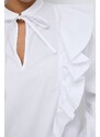 Silvian Heach camicetta in cotone donna colore bianco