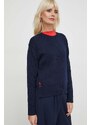 Polo Ralph Lauren maglione in cotone colore blu navy