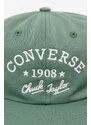 Converse berretto da baseball colore verde con applicazione