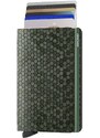 Secrid portafoglio in pelle Slimwallet Hexagon Green colore verde