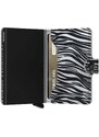 Secrid portafoglio in pelle Miniwallet Zebra Light Grey colore grigio
