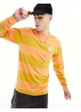 Santa Cruz - Maglietta a maniche lunghe arancione a righe