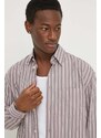 Drykorn camicia in cotone uomo colore violetto
